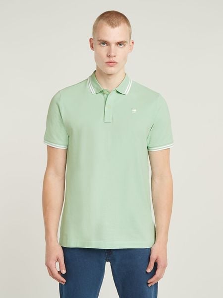 G-Star Koszulka polo w kolorze zielonym rozmiar: S. Zielone koszulki polo męskie G-Star, s, bez wzorów, bez ramiączek. Za 126.95 zł.