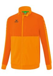 Kurtka treningowa Erima Six Wings Pomarańczowa Junior. Brązowe kurtki damskie Erima, na jesień, s, bez wzorów, z materiału, bez kaptura. Za 265.99 zł.