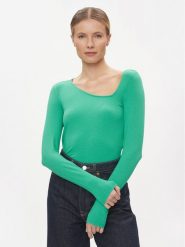 Vero Moda Bluzka Carina 10301178 Zielony Regular Fit. Zielone bluzki damskie Vero Moda, xl, bez wzorów, z wiskozy, bez ramiączek. Za 89.99 zł.