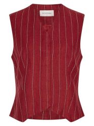 MOSS COPENHAGEN Kamizelka w kolorze bordowym rozmiar: L. Czerwone kamizelki damskie MOSS COPENHAGEN, l. Za 264.95 zł.