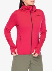 Bluza rozpinana damska La Sportiva Chill Thermal Hoody. Czerwone bluzy z kapturem damskie La Sportiva, l, z materiału. Za 588.49 zł.