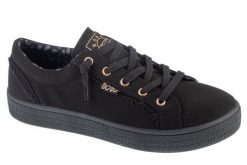 Buty sportowe Sneakersy damskie, Bobs B Extra Cute - 2Cute4U. Czarne buty sportowe na co dzień damskie Skechers, bez wzorów, z materiału, trekkingowe. Za 199.99 zł.