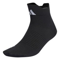 Skarpety Adidas IC9525 męskie. Czarne skarpetki męskie Adidas, bez wzorów, z materiału. Za 64.90 zł.
