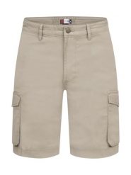 Clique Cargo Shorts z organicznej bawełny – krój regular. Brązowe szorty męskie CLIQUE, bez wzorów, z bawełny. Za 228.33 zł.
