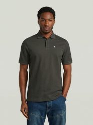 G-Star Koszulka polo w kolorze antracytowym rozmiar: S. Czarne koszulki polo męskie G-Star, s, bez wzorów, z bawełny, bez ramiączek. Za 122.67 zł.