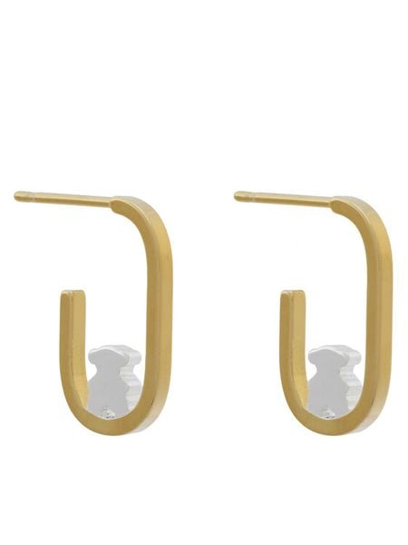 TOUS Kolczyki Camille 1004559200 Złoty. Żółte kolczyki damskie Tous, metalowe. Za 579.99 zł.