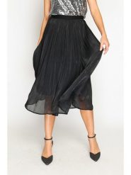 ASSUILI Spódnica w kolorze czarnym rozmiar: 40. Czarne spódniczki damskie Assuili, bez wzorów, klasyczne, z standardowym stanem, midi. Za 117.73 zł.