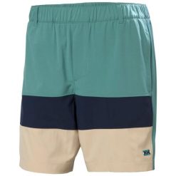 Szorty Helly Hansen Levante. Zielone szorty męskie Helly Hansen, bez kołnierzyka. Za 371.00 zł.