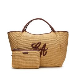 Torebka Emporio Armani. Brązowe torebki klasyczne damskie Emporio Armani, bez wzorów, bez dodatków. Za 1,799.00 zł.