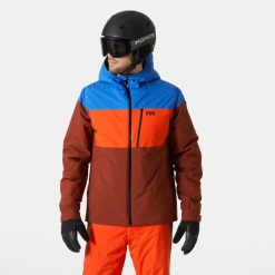 Kurtka narciarska Helly Hansen Gravity. Brązowe kurtki męskie Helly Hansen, m, bez wzorów, bez kaptura, narciarskie. Za 1,229.50 zł.