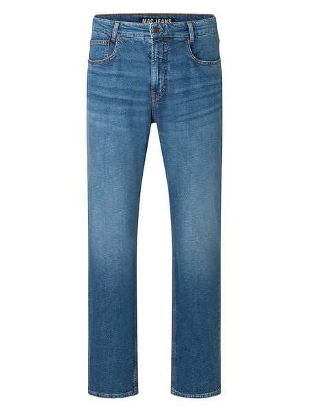MAC Dżinsy "Rick" - Regular fit - w kolorze niebieskim rozmiar: W38/L32. Niebieskie jeansy męskie MAC. Za 197.63 zł.