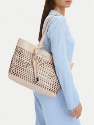 Nine West Torebka CEO-Bleeker Petal-LDA8699A Beżowy. Brązowe torebki klasyczne damskie Nine West, bez wzorów, ze skóry, bez dodatków. Za 269.99 zł.