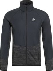 Odlo Kurtka "Essential Insulator Hybrid" w kolorze czarnym do biegania rozmiar: XL. Czarne kurtki outdoor męskie Odlo, xl, bez wzorów, ze skóry, bez kaptura. Za 314.45 zł.