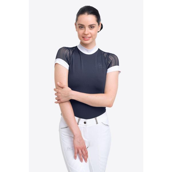 Koszulka do zawodów jeździeckich damska Contessa. Niebieskie koszulki dziewczęce CAVALLIERA, s, bez wzorów, z koronki, bez ramiączek. Za 334.00 zł.