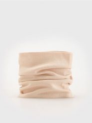 Bawełniany komin - beżowy. Brązowe szaliki dziecięce Reserved, z bawełny, bez ramiączek. W wyprzedaży za 9.99 zł.