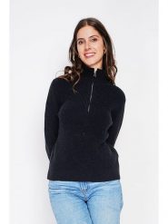 William de Faye Sweter w kolorze czarnym rozmiar: 34. Czarne golfy damskie William De Faye, ze splotem, bez kołnierzyka. Za 104.99 zł.