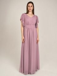 APART Sukienka w kolorze jasnoróżowym rozmiar: 42. Różowe sukienki damskie Apart, bez wzorów, bez kołnierzyka, bez ramiączek, maxi. Za 213.18 zł.