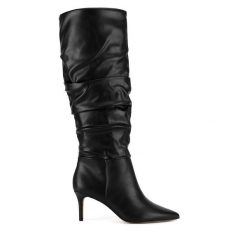 Kozaki Nine West. Czarne kozaki damskie Nine West, bez obcasa, na szpilce. Za 349.99 zł.