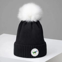 Czapka z pomponem Galop Wear. Czarne czapki męskie GALOP WEAR, bez wzorów, sportowe. Za 132.05 zł.