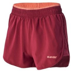 Szorty Damskie Laria. Czerwone szorty damskie Hi-tec, bez wzorów, sportowe. Za 71.99 zł.