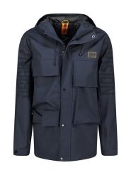 Geographical Norway Kurtka przejściowa "Cary" w kolorze granatowym rozmiar: XL. Niebieskie kurtki męskie Geographical Norway, xl, bez wzorów, bez kaptura. Za 177.32 zł.
