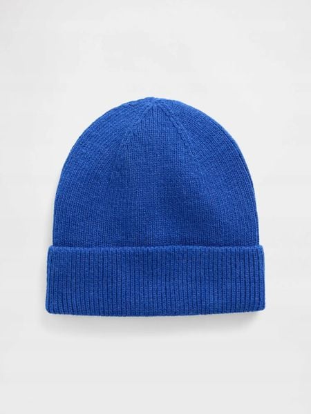CZAPKA ZIMOWA GAP BEANIE UNISEX CIEPŁA 842499-01. Niebieskie czapki męskie GAP, na zimę, bez wzorów, eleganckie. Za 89.00 zł.