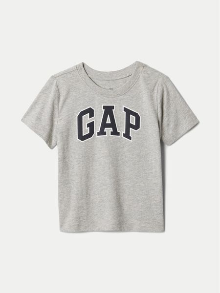 Gap T-Shirt 609749-04 Szary Regular Fit. Szare t-shirty chłopięce GAP, bez wzorów, z bawełny, bez ramiączek. Za 39.99 zł.