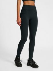 Damskie legginsy Hummel HIIT. Czarne legginsy sportowe damskie HUMMEL, na jesień, s, bez wzorów, z materiału, na fitness i siłownię. Za 246.00 zł.