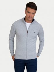 SIR RAYMOND TAILOR Kardigan "Sydney" w kolorze szarym rozmiar: XL. Szare kardigany męskie Sir Raymond Tailor, xl, bez wzorów, z bawełny, bez kołnierzyka. Za 202.45 zł.