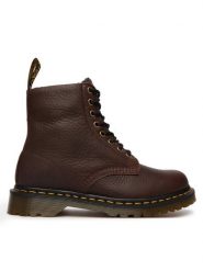 Dr. Martens Trapery 1460 Fleece Lined Grizzly DM31873201 Brązowy. Brązowe trapery damskie Dr. Martens, ze skóry, bez obcasa. Za 989.99 zł.