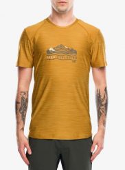 Koszulka z nadrukiem CMP Toto T-Shirt Melange Stretch Jersey. Brązowe t-shirty męskie CMP, m, bez wzorów, z jersey, bez kołnierzyka. Za 131.99 zł.