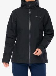 Kurtka przeciwdeszczowa damska Didriksons Trinya Jacket. Czarne kurtki przeciwdeszczowe damskie Didriksons, m, bez kaptura. Za 610.49 zł.