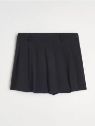 Szorty loose fit - szary. Szare szorty damskie Sinsay, bez wzorów. Za 39.99 zł.