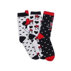 Skarpetki damskie Disney Minnie Hearts (x12). Skarpetki damskie Disney, bez wzorów, z bawełny. Za 267.00 zł.