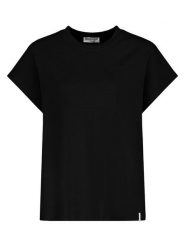 Eight2Nine Koszulka w kolorze czarnym rozmiar: L. Czarne bluzki damskie Eight2Nine, l, bez wzorów, z bawełny, bez kołnierzyka, bez ramiączek. Za 43.99 zł.