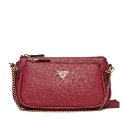 Torebka Guess. Czerwone listonoszki damskie Guess, z aplikacjami, bez dodatków. Za 399.99 zł.