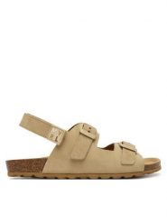 Mayoral Sandały 45803.89 Beżowy. Brązowe sandały chłopięce Mayoral, ze skóry, bez zapięcia. Za 269.99 zł.