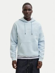 Jack & Jones Bluza Soho 12278789 Błękitny Relaxed Fit. Niebieskie bluzy bez kaptura męskie Jack & Jones, l, z bawełny. Za 179.99 zł.