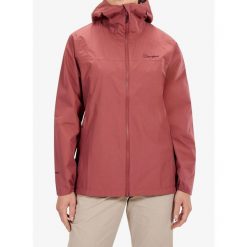 Kurtka przeciwdeszczowa damska Berghaus Deluge Pro 3.0 Jacket. Czerwone kurtki damskie Berghaus, bez kaptura. Za 582.99 zł.