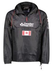 Canadian Peak Kurtka przejściowa "Butaneak" w kolorze czarnym rozmiar: M. Czarne kurtki męskie Canadian Peak, m, bez wzorów, bez kaptura. Za 96.14 zł.