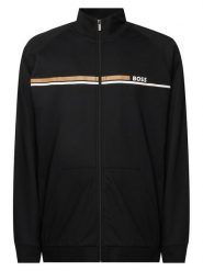 BOSS Bluza Authentic Jacket Z 50554779 Czarny Regular Fit. Czarne bluzy bez kaptura męskie Boss, m, z bawełny. Za 429.99 zł.