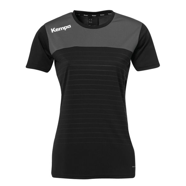 Koszulka damska Kempa Emotion 2.0. Czarne bluzki sportowe damskie KEMPA, xl, bez kołnierzyka, bez ramiączek. Za 152.50 zł.