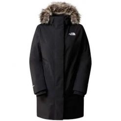 Kurtka turystyczna damska The North Face W Arctic Parka. Czarne kurtki damskie The North Face, na zimę, l, bez wzorów, z bawełny. Za 1,638.00 zł.