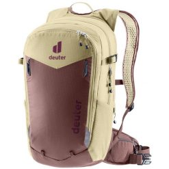 Plecak na rower damski Deuter Compact 12+3 SL. Czerwone plecaki damskie Deuter, bez wzorów, z materiału. Za 483.99 zł.