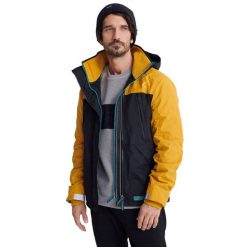 Kurtka turystyczna męska Hooded Arctic Attacker. Czarne kurtki męskie Superdry., na jesień, m, bez wzorów, z nylonu, eleganckie, bez kaptura. W wyprzedaży za 330.00 zł.