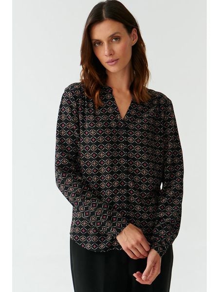 TATUUM Koszula w kolorze czarnym rozmiar: 34. Czarne koszule damskie Tatuum, s, bez wzorów, z wiskozy, klasyczne, bez kołnierzyka, bez ramiączek. Za 74.28 zł.