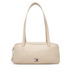 Torebka Tommy Jeans. Brązowe torebki klasyczne damskie Tommy Jeans, bez wzorów, z jeansu, bez dodatków. Za 529.99 zł.