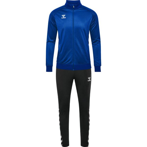 Dres Hummel Playful. Niebieskie spodnie dresowe damskie HUMMEL, bez wzorów, z dresówki. Za 261.50 zł.