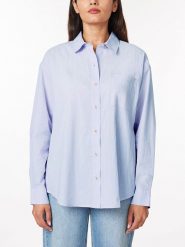 Scotch & Soda Koszula w kolorze błękitnym rozmiar: S. Niebieskie koszule damskie Scotch & Soda, s, bez wzorów, z bawełny, bez kołnierzyka, bez ramiączek. Za 136.13 zł.