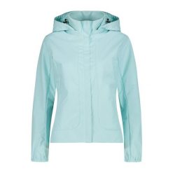 Damska wodoodporna kurtka zapinana na zamek CMP. Białe kurtki damskie CMP, l, bez wzorów, bez kaptura. Za 506.50 zł.